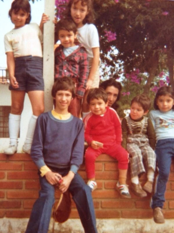 Childhood photograph from Bogotá