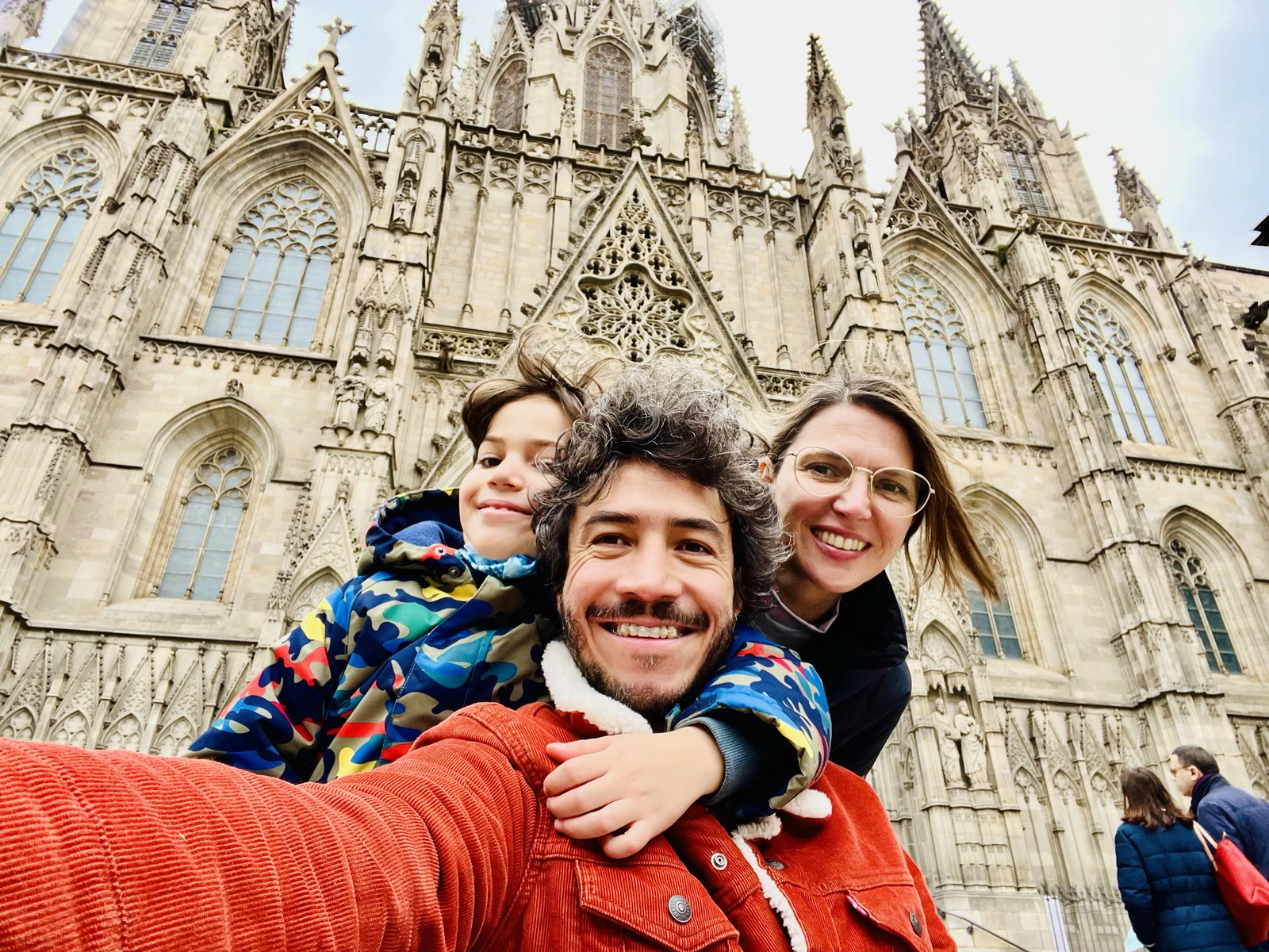 Family travel photograph